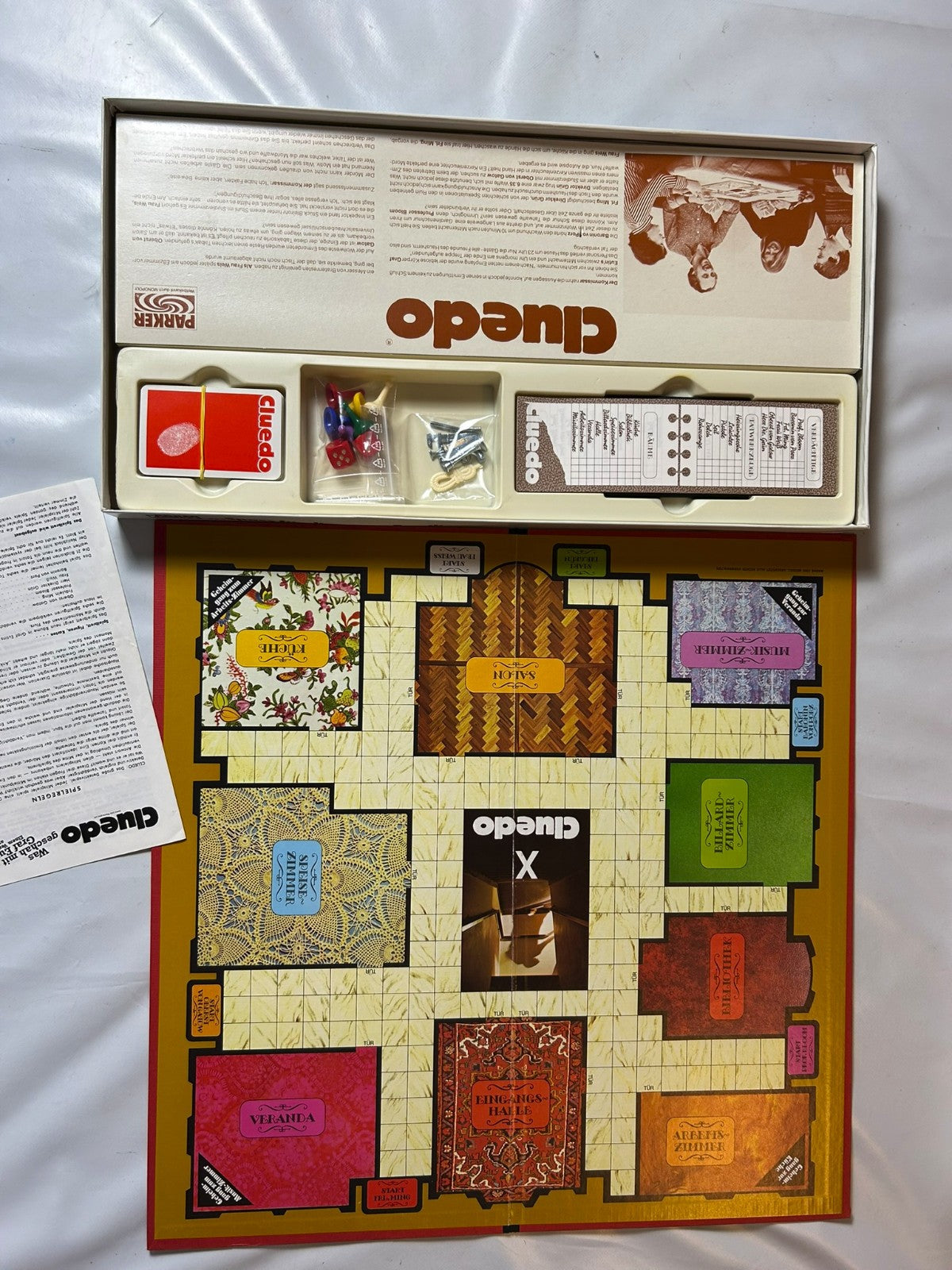 CLUEDO Was geschah mit Graf Eutin?  Parker 1992  Vollständig - Ansicht 7