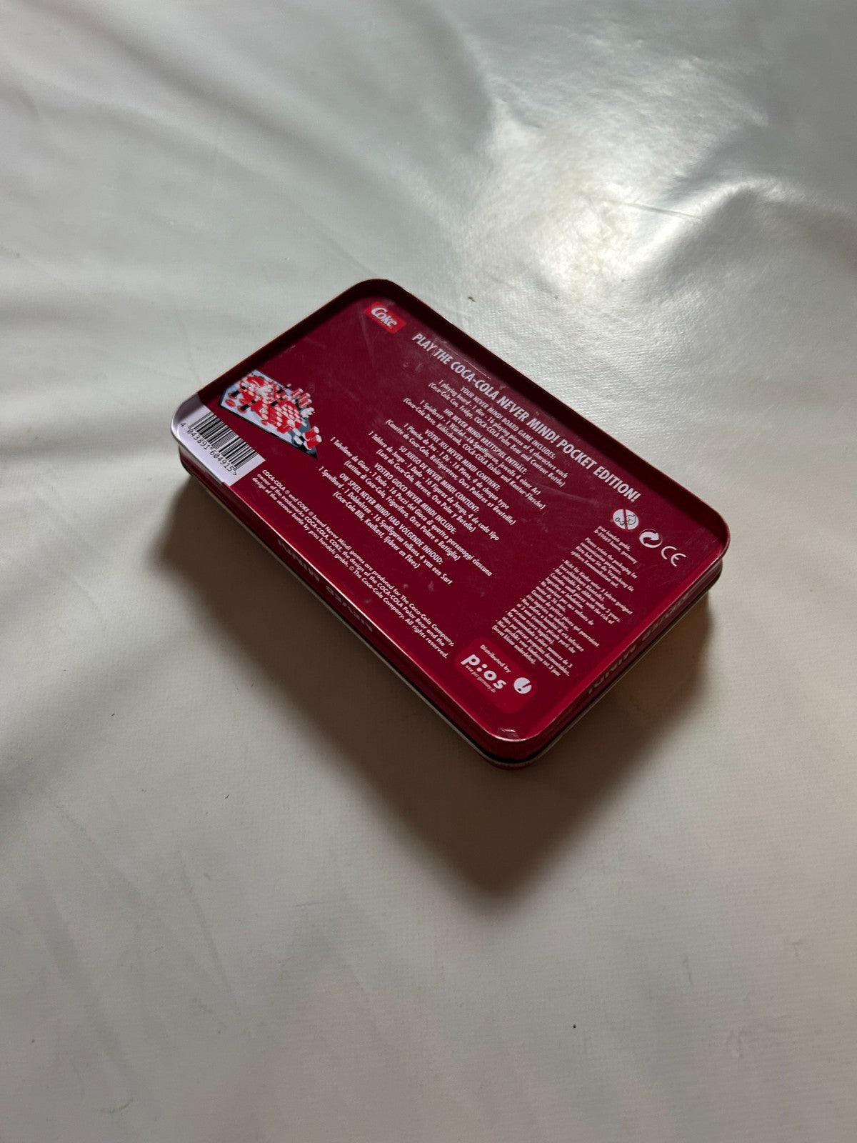 Coca Cola Coke Never Mind Brettspiel  In BLECHDOSE  Vollständig - Ansicht 10