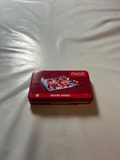 Coca Cola Coke Never Mind Brettspiel  In BLECHDOSE  Vollständig - Ansicht 3