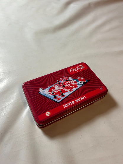 Coca Cola Coke Never Mind Brettspiel  In BLECHDOSE  Vollständig - Ansicht 5