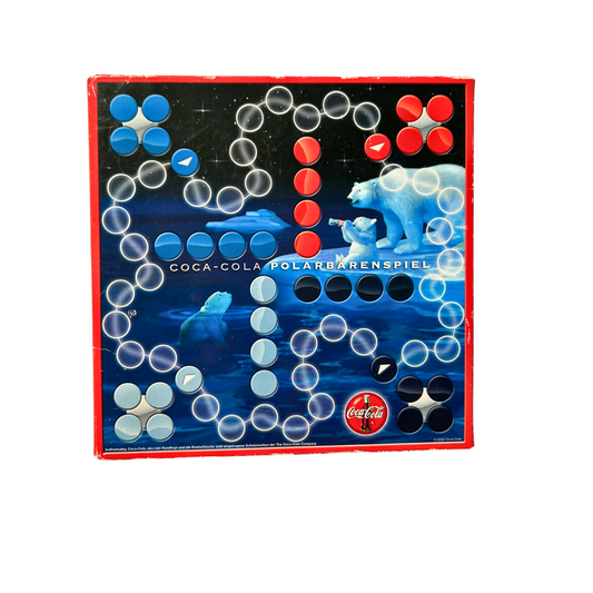 Coca Cola Polarbären-Spiel, Eisbären, Bären Kronkorken, Würfelspiel vollständig - Ansicht 1