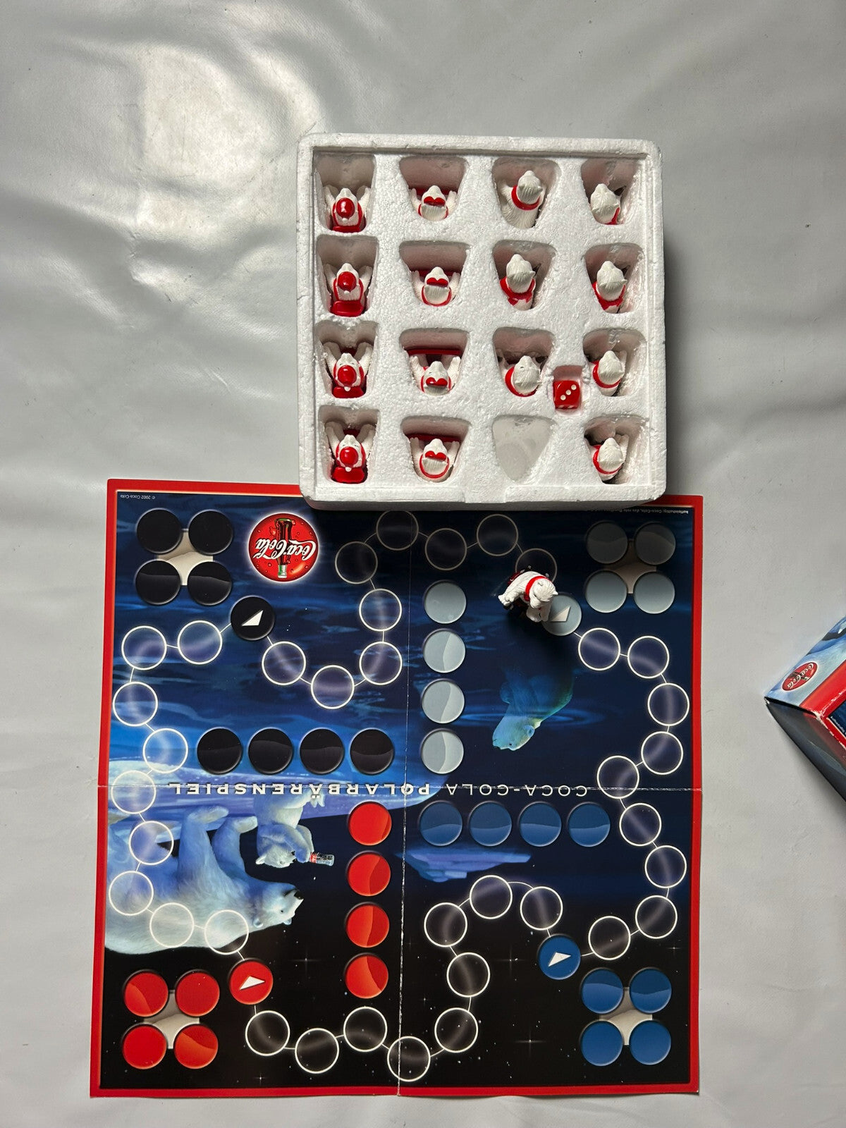 Coca Cola Polarbären-Spiel, Eisbären, Bären Kronkorken, Würfelspiel vollständig - Ansicht 6