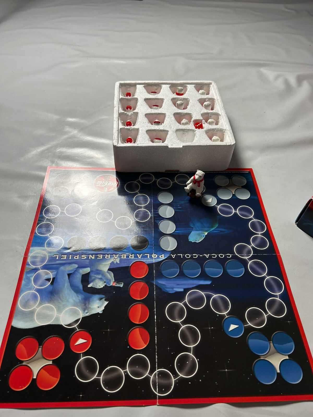 Coca Cola Polarbären-Spiel, Eisbären, Bären Kronkorken, Würfelspiel vollständig - Ansicht 7