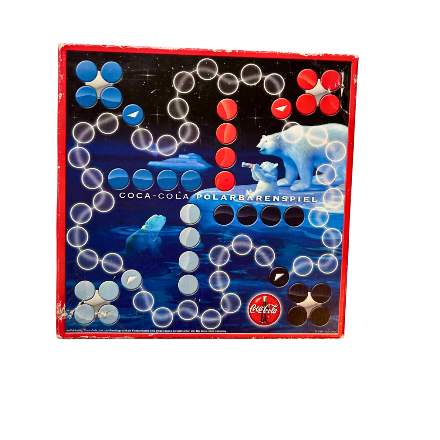 Coca Cola PolarbärenSpiel, Eisbären, Bären Kronkorken, Würfelspiel vollständig - Ansicht 1