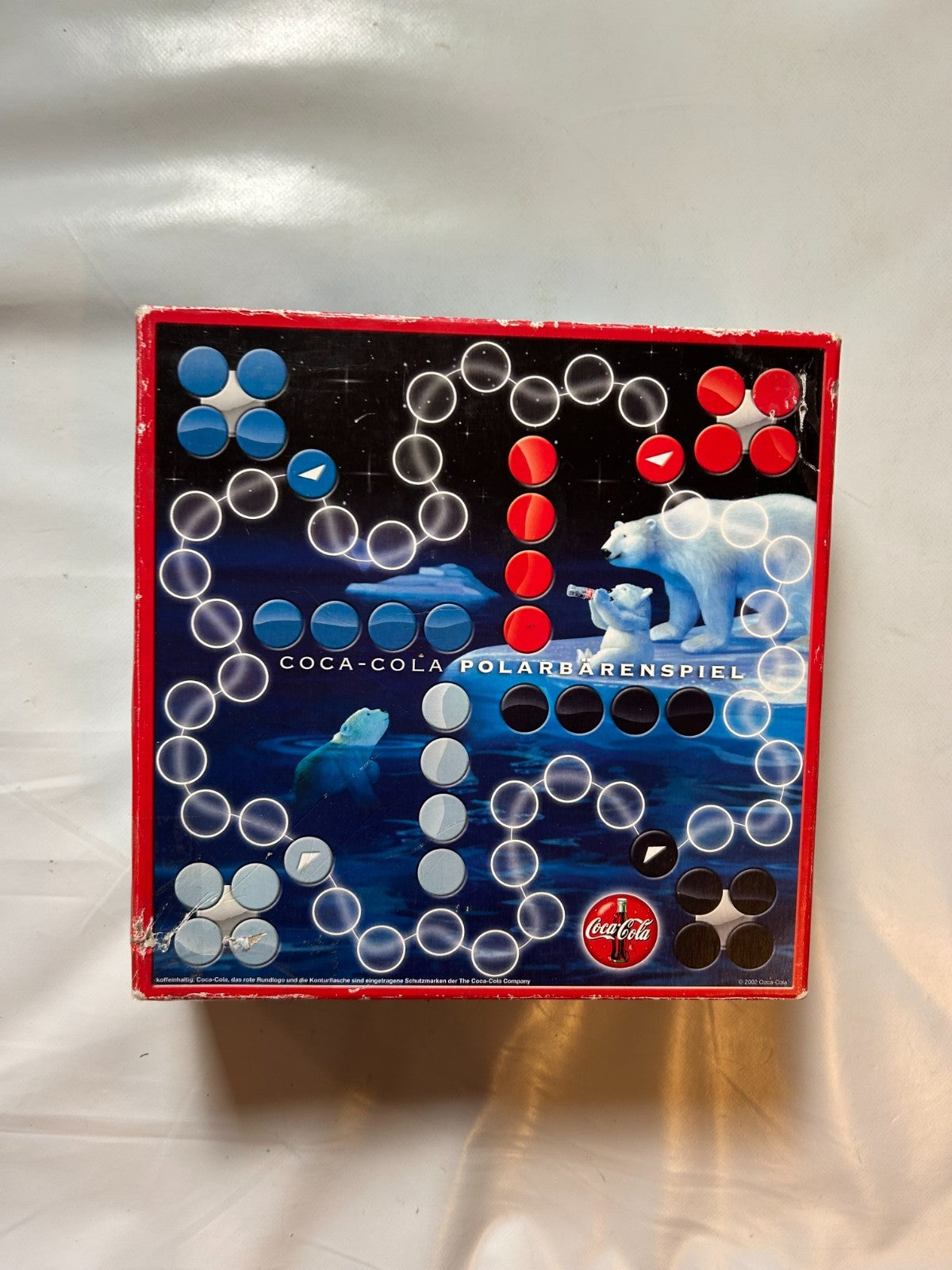Coca Cola PolarbärenSpiel, Eisbären, Bären Kronkorken, Würfelspiel vollständig - Ansicht 2