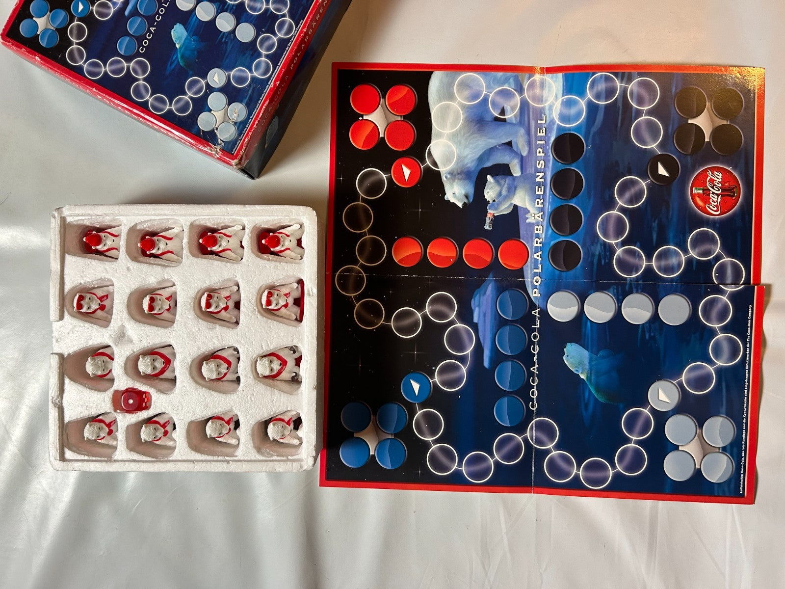 Coca Cola PolarbärenSpiel, Eisbären, Bären Kronkorken, Würfelspiel vollständig - Ansicht 8