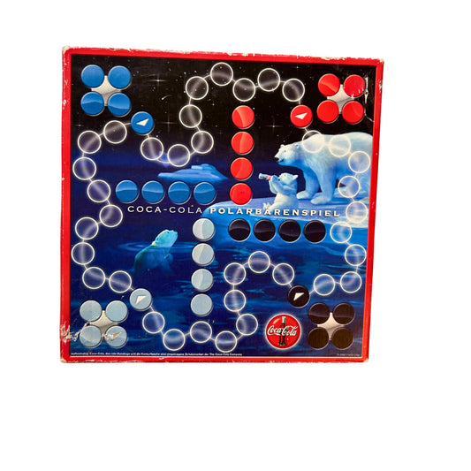 Coca Cola Polarbären-Spiel, Eisbären, Bären Kronkorken, Würfelspiel – SKU A11607 – Gesellschaftsspiel gebraucht kaufen bei Brettspielimperium