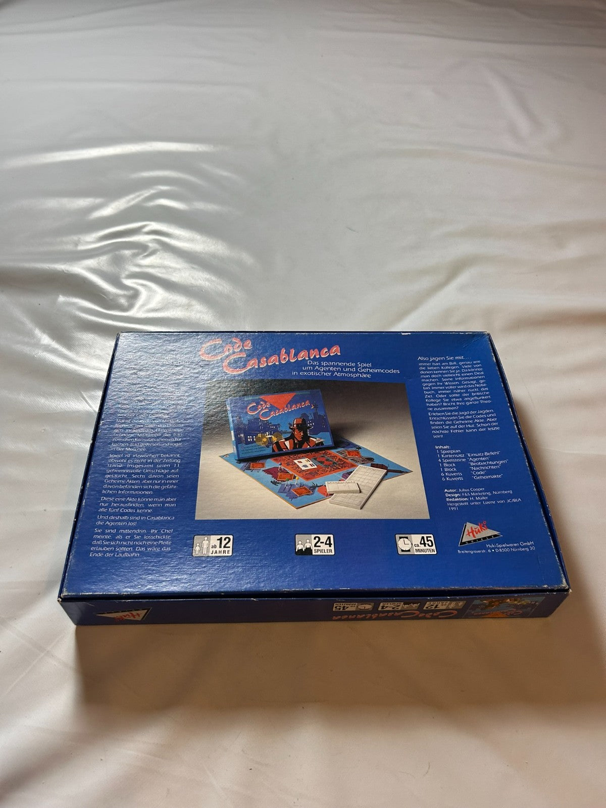 Code Casablanca Huki Spiele 1991 Brettspiel  Vollständig - Ansicht 12