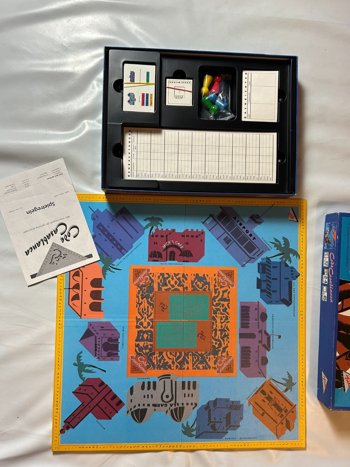 Code Casablanca Huki Spiele 1991 Brettspiel  Vollständig - Ansicht 6