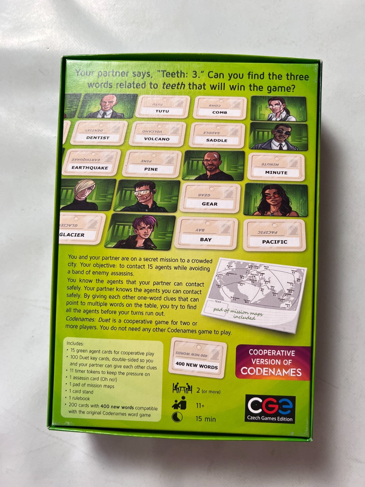 CODENAMES DUET GAME BY CZECH GAMES EDITION  ENGLISH - Vollständig - Ansicht 8