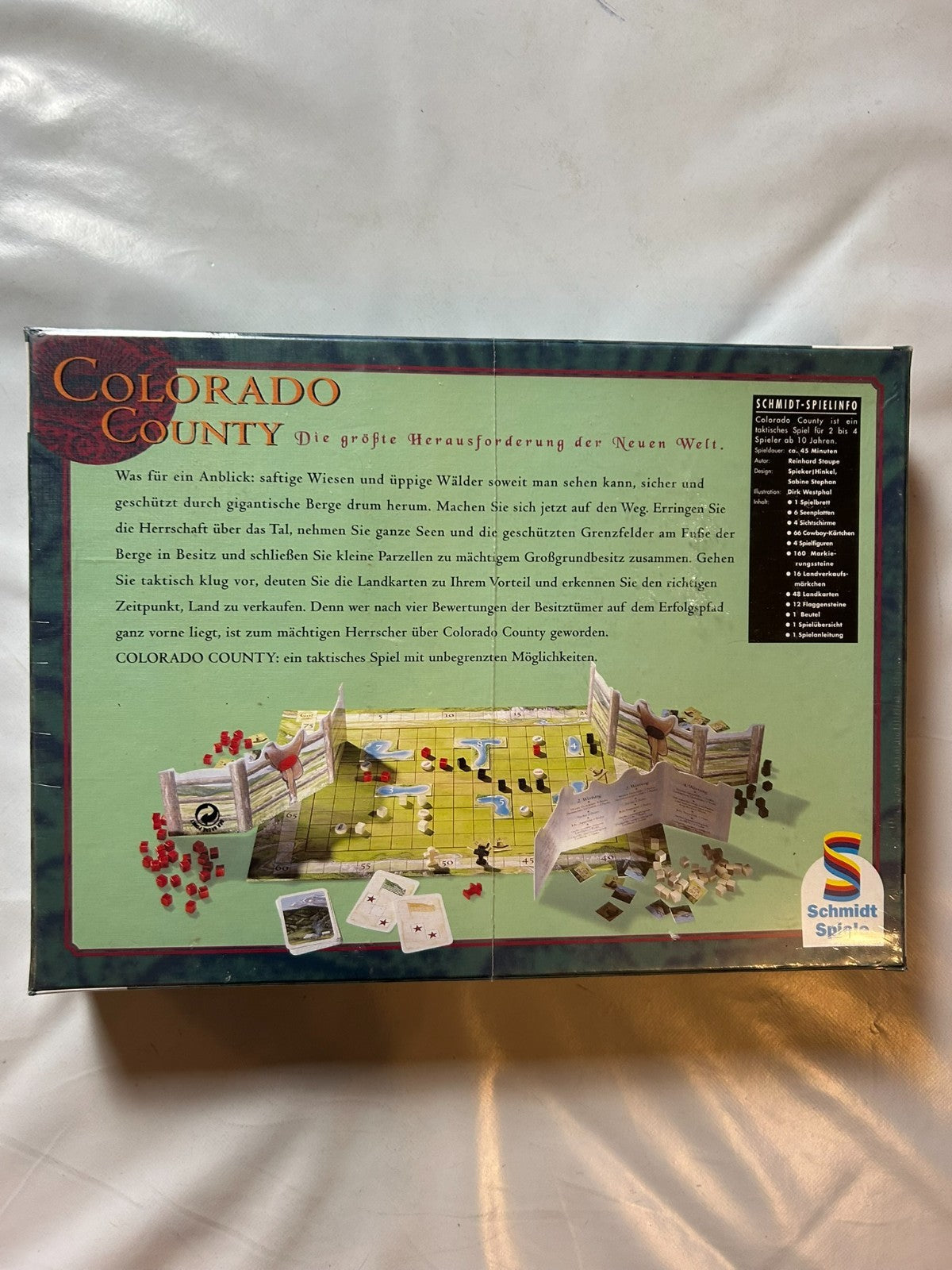 Colorado County 1998 Schmidt Spiele Brettspiel Neue Welt Taktik Sealed NEU OVP - Ansicht 8