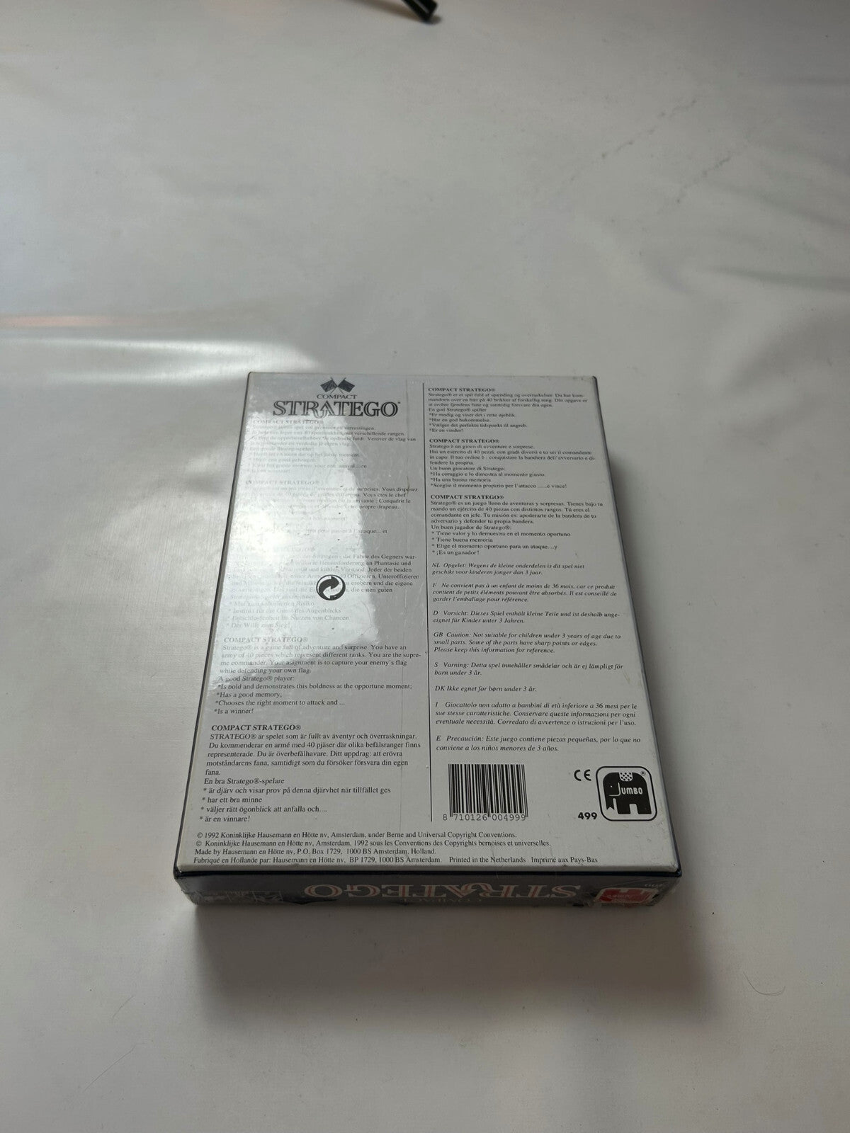 Compact STRATEGO  JUMBO 499 Spiel Brettspiel 1992 - NEU in Folie - Ansicht 5