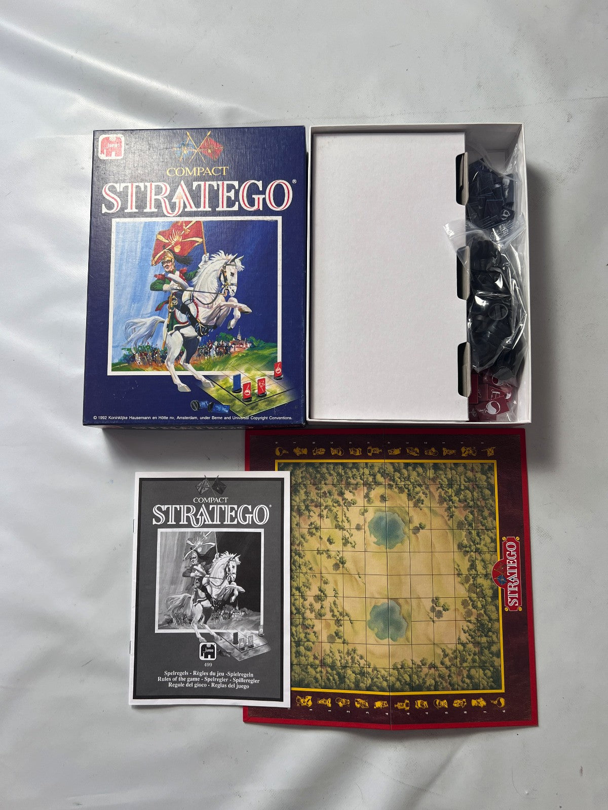 Compact STRATEGO  JUMBO 499 Spiel Brettspiel 1992  Vollständig - Ansicht 3