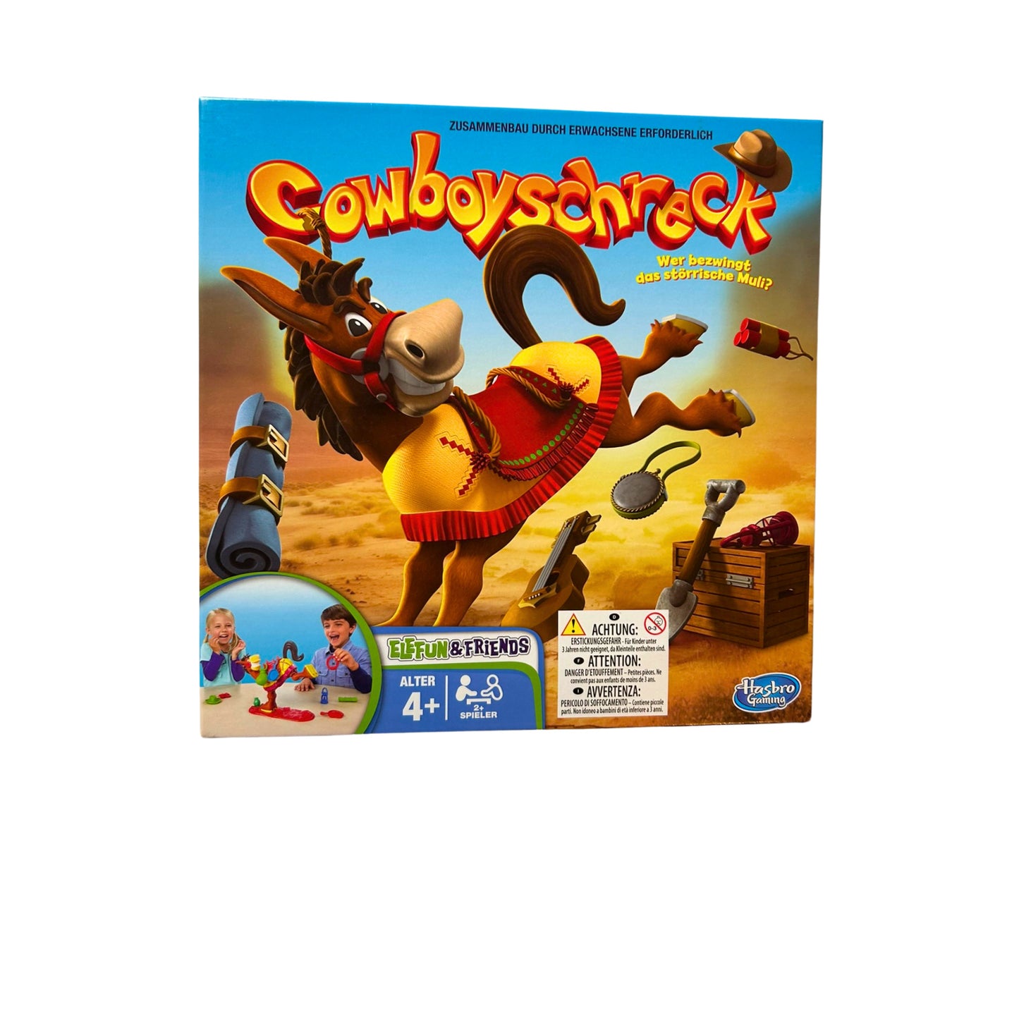 Cowboy Schreck - Hasbro - Cowboyschreck - Brettspiel – SKU A7637 – Gesellschaftsspiel gebraucht kaufen bei Brettspielimperium
