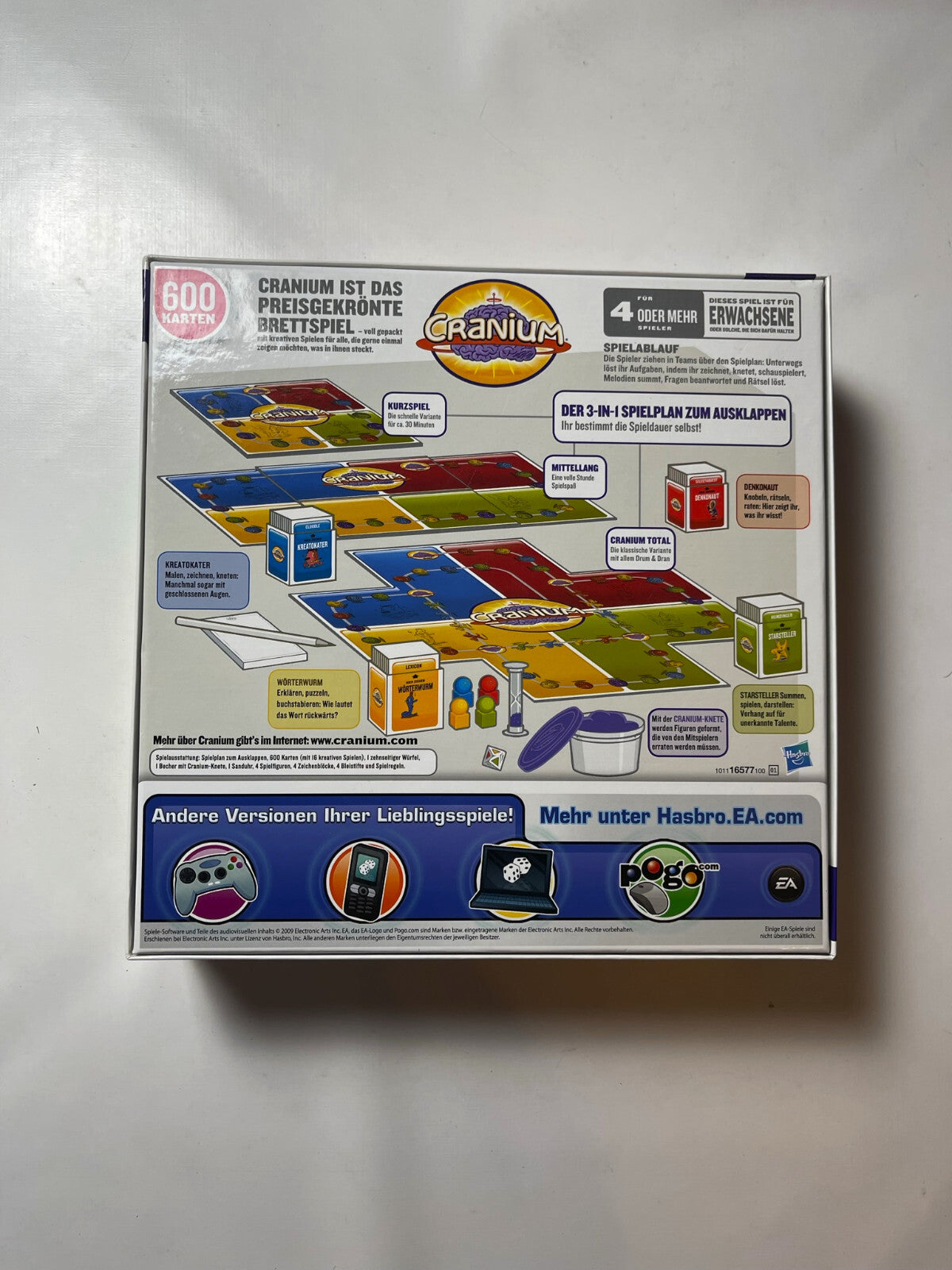 Cranium Hasbro Brettspiel Gesellschaftsspiel Spiel  2009 -  Unbespielt - Ansicht 2