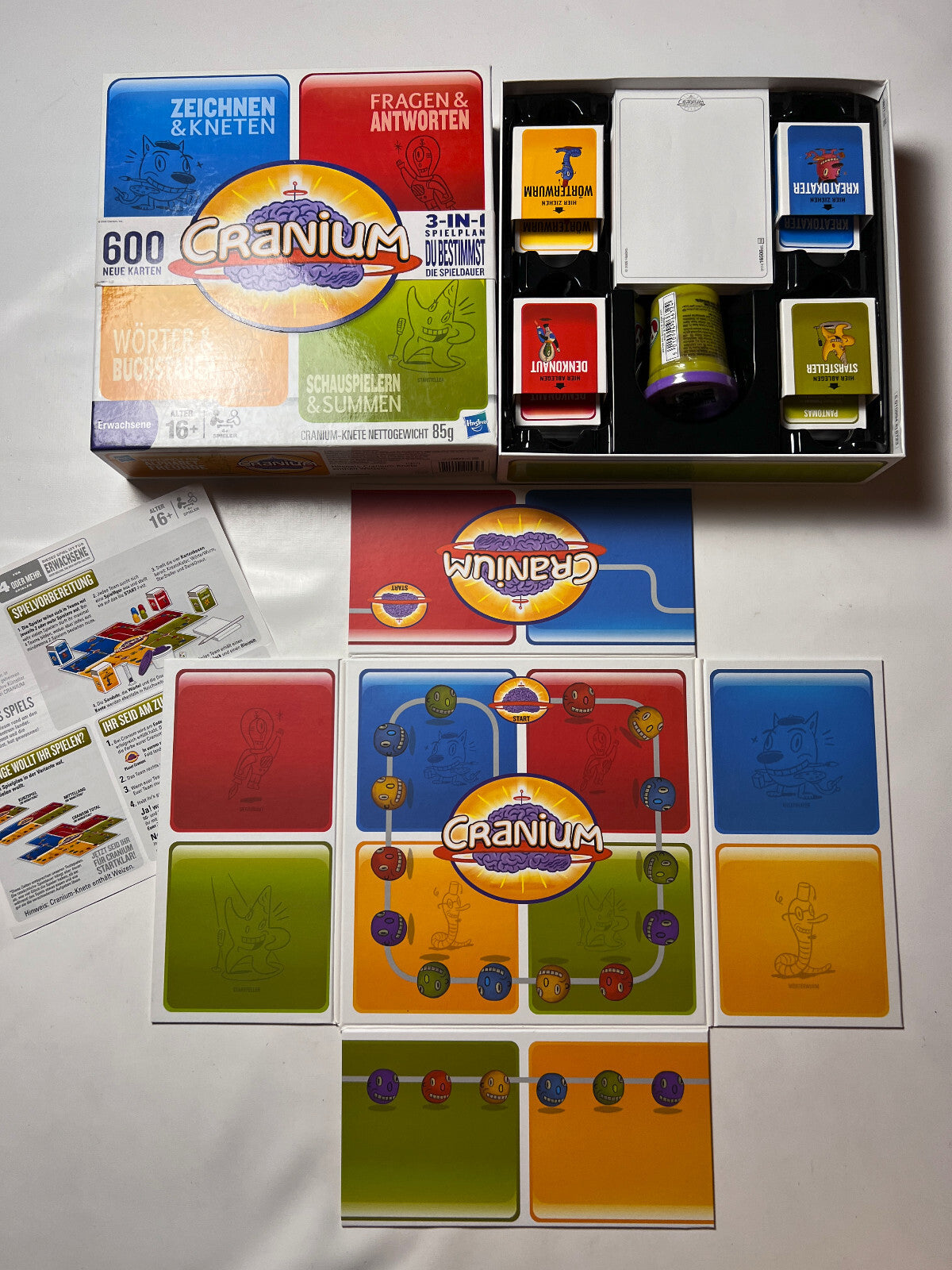 Cranium Hasbro Brettspiel Spiel 2009 - Vollständig Knete erneuert - Vollständig - Ansicht 4