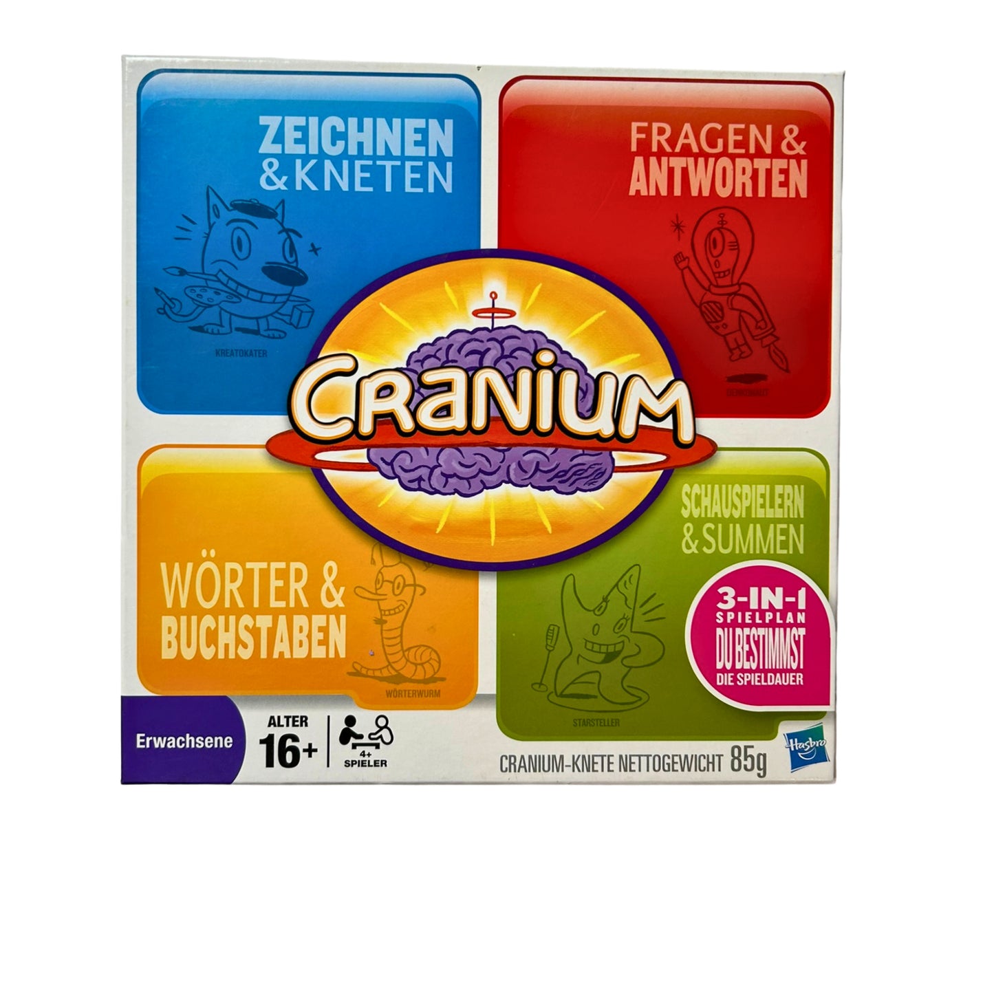 Cranium Spiel Hasbro 2009 Brettspiel – SKU A4483 – Gesellschaftsspiel gebraucht kaufen bei Brettspielimperium