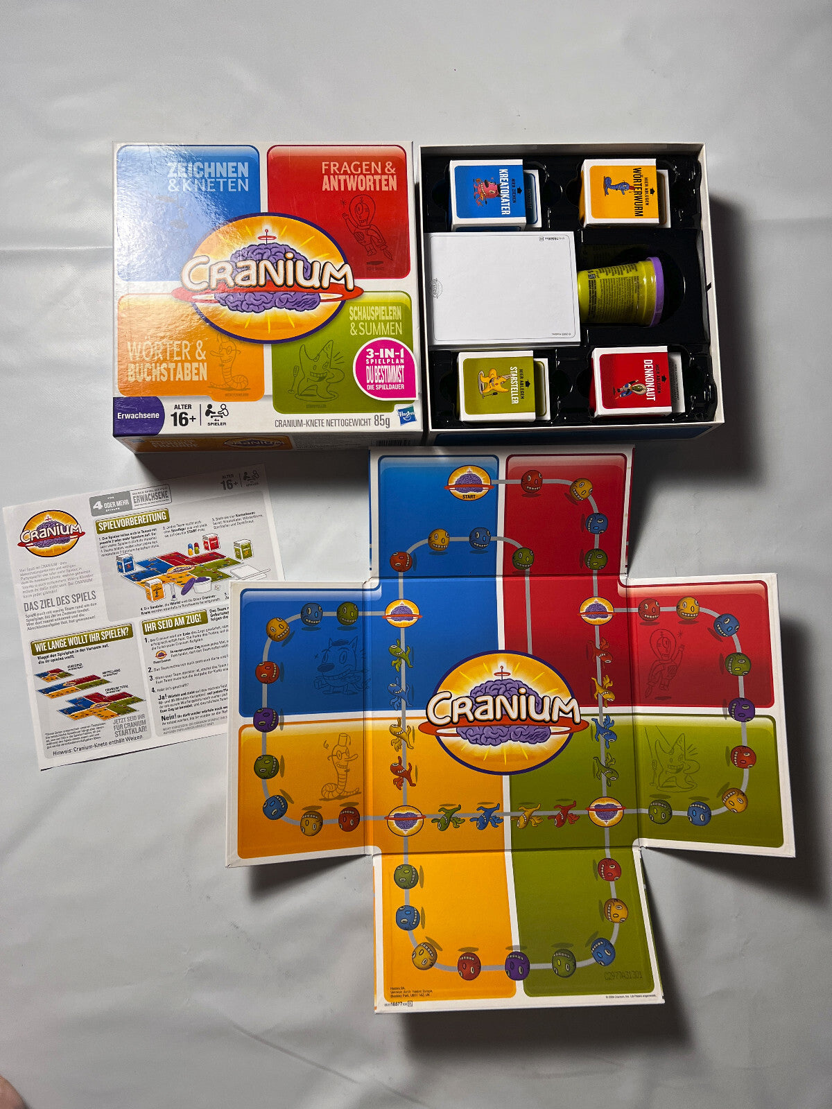 Cranium Spiel Hasbro 2009 Brettspiel  - Vollständig Knete erneuert - Vollständig - Ansicht 2