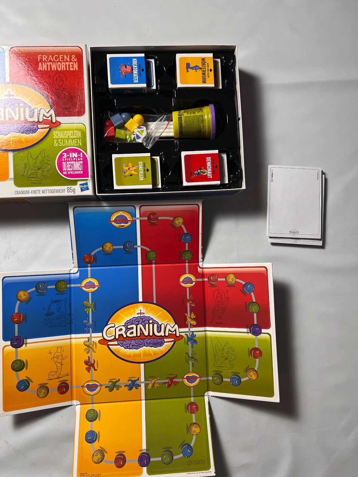 Cranium Spiel Hasbro 2009 Brettspiel  - Vollständig Knete erneuert - Vollständig - Ansicht 4