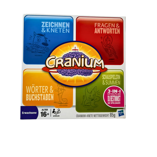 Cranium Spiel Hasbro Brettspiel Gesellschaftsspiel 2009 - Unbespielt – SKU A4557 – Gesellschaftsspiel gebraucht kaufen bei Brettspielimperium