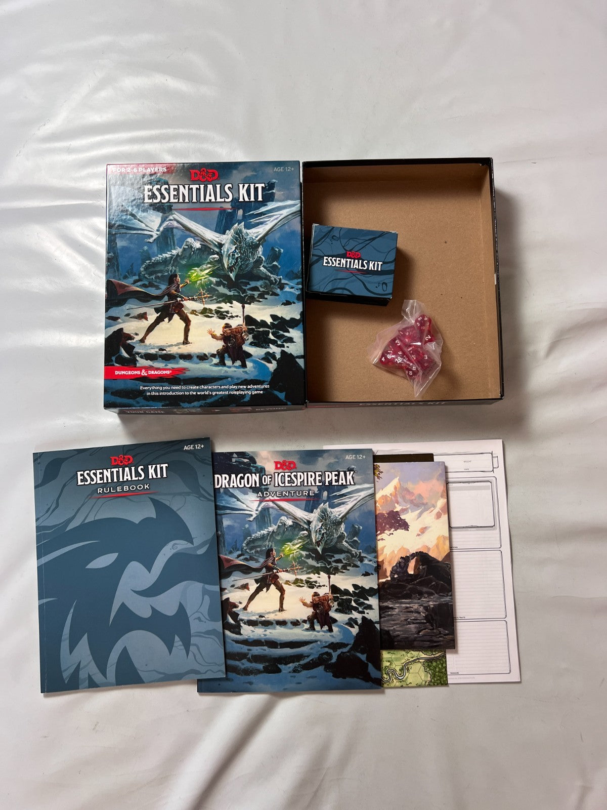 D&D 5E Essentials Kit - Einsteigerbox, gebraucht, englisch - Vollständig - Ansicht 2