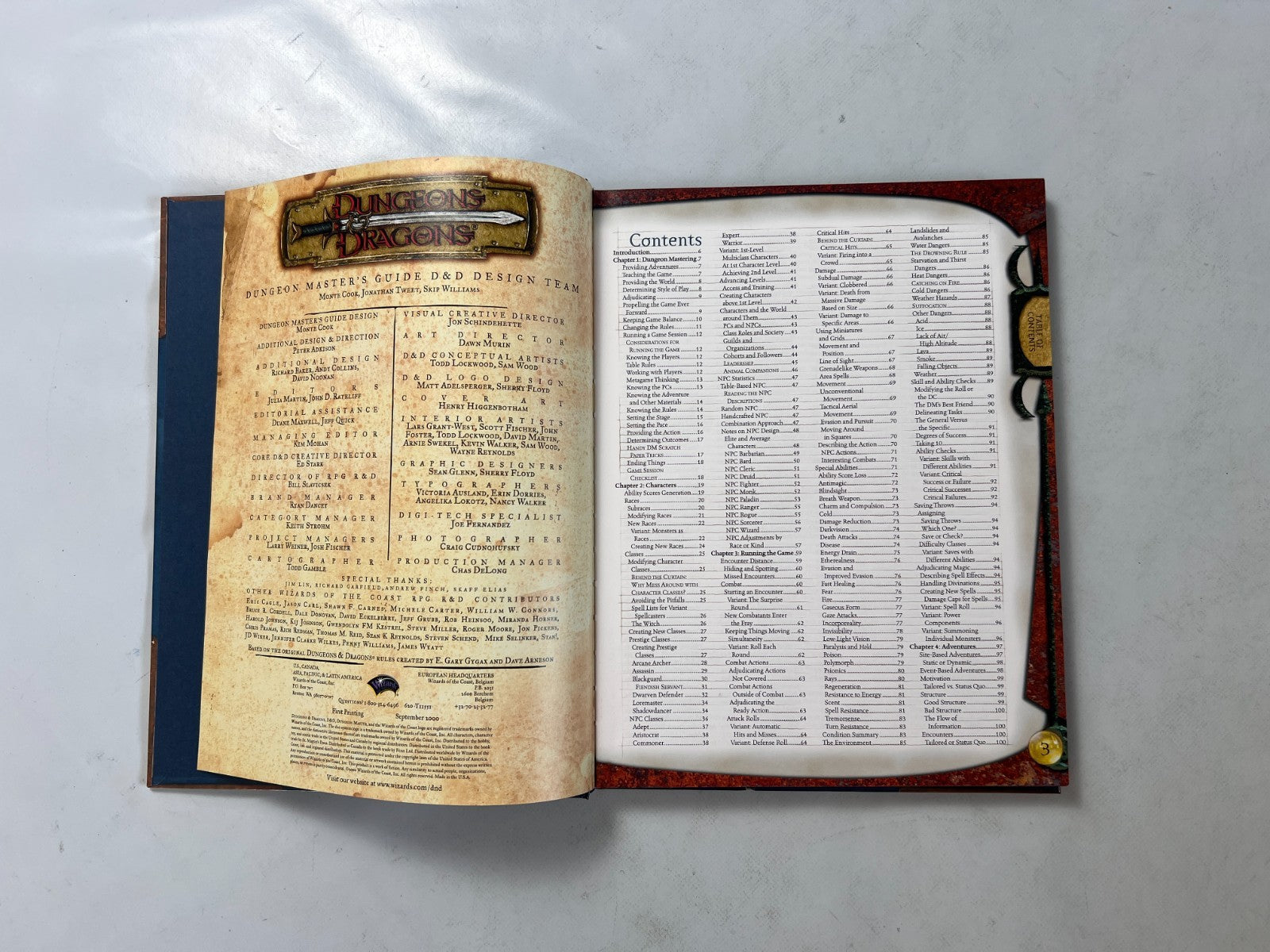 D&D3, Dungeon Master's Guide, Core Rulebook II, englisch, sehr guter Zustand - Ansicht 4