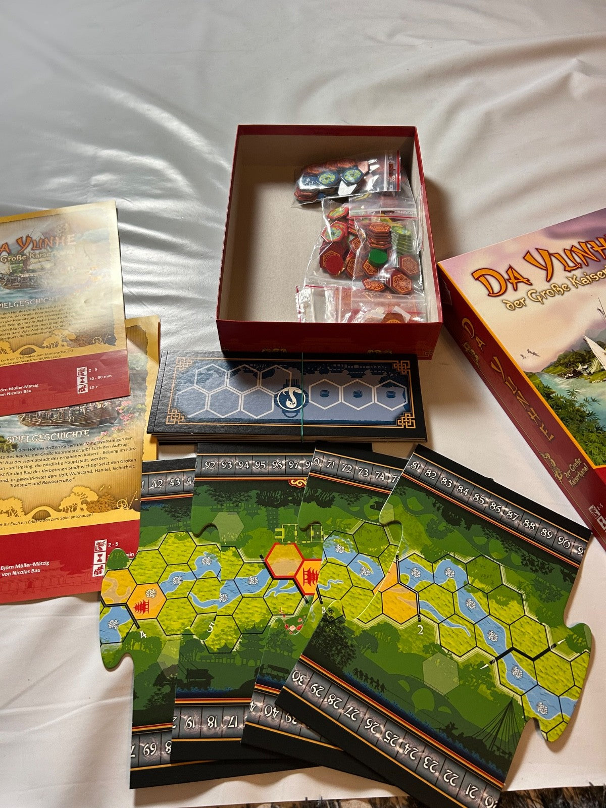 Da Yunhe Der große Kaiserkanal Müller-Mätzig 2015 Brettspiel - Vollständig - Ansicht 9