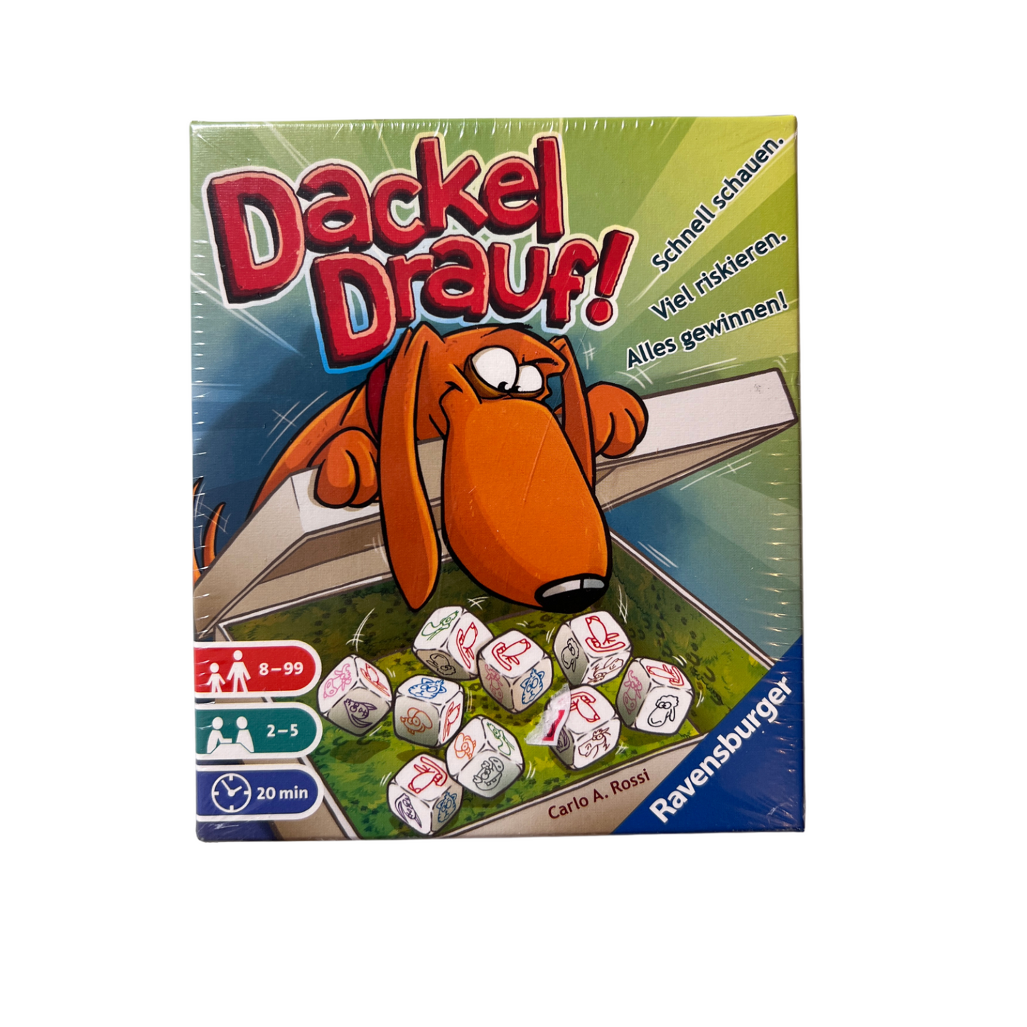 Dackel Drauf! Kartenspiel Würfelspiel Ravensburger 2018 - NEU in Folie - Ansicht 1