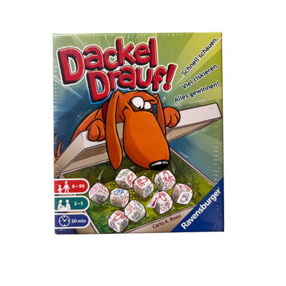 Dackel Drauf! Kartenspiel Würfelspiel Ravensburger 2018 - NEU in Folie - Ansicht 1