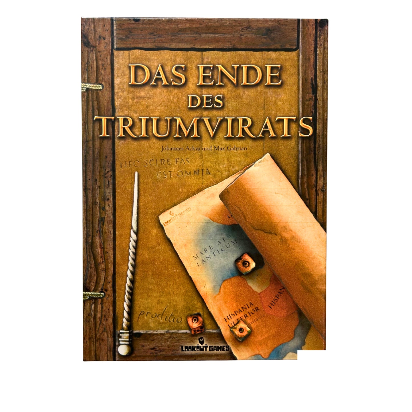 Das Ende des Triumvirats Lookout Games – SKU A12835 – Gesellschaftsspiel gebraucht kaufen bei Brettspielimperium