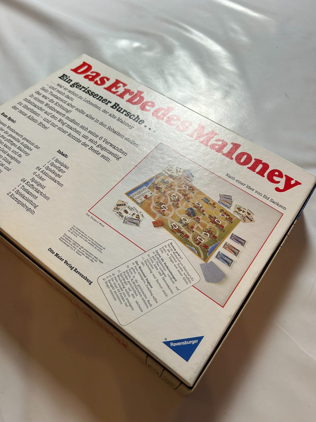 Das Erbe des Maloney – Ravensburger Brettspiel von 1988 – vollständig - Ansicht 13