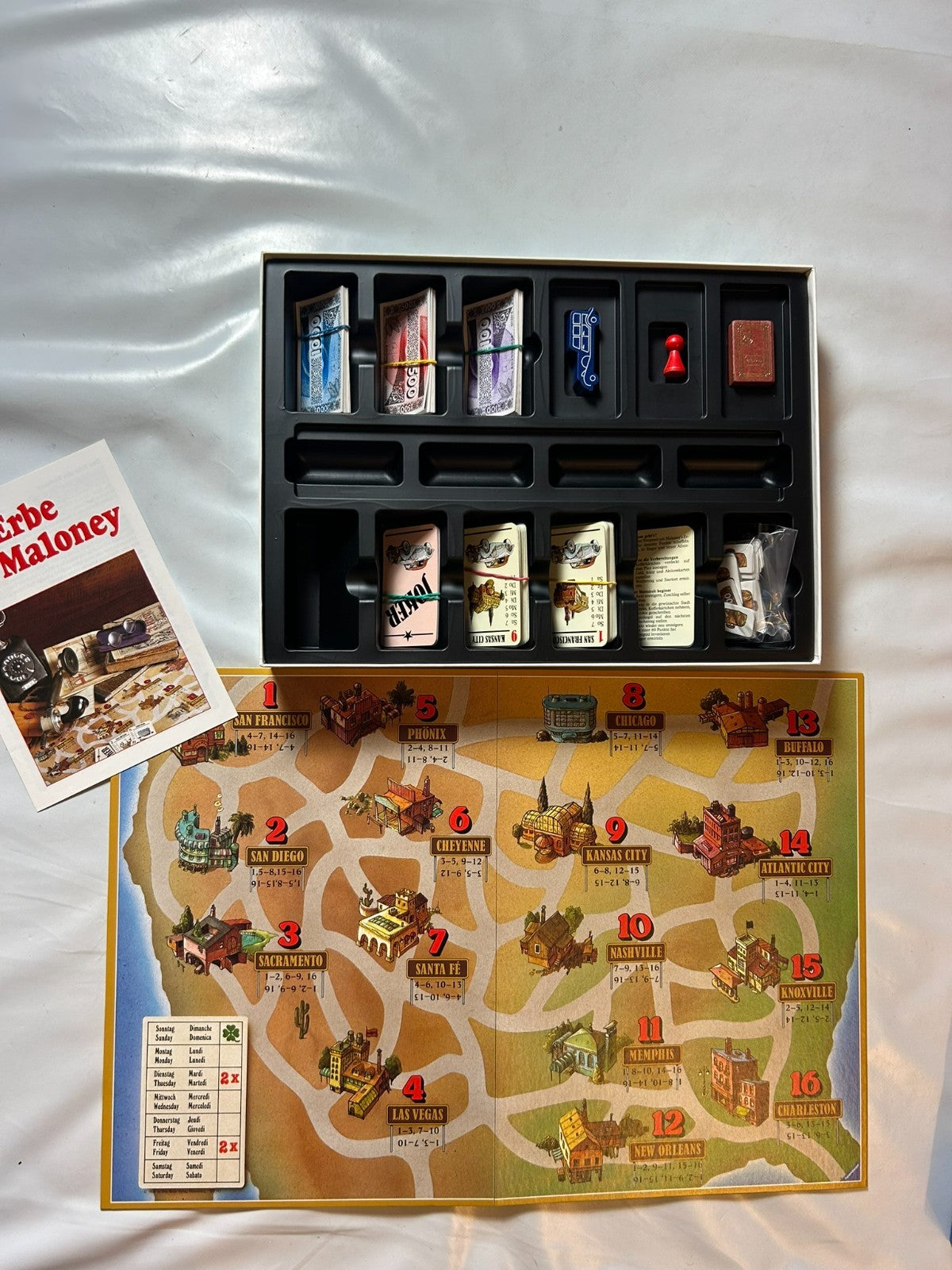 Das Erbe des Maloney – Ravensburger Brettspiel von 1988 – vollständig - Ansicht 7