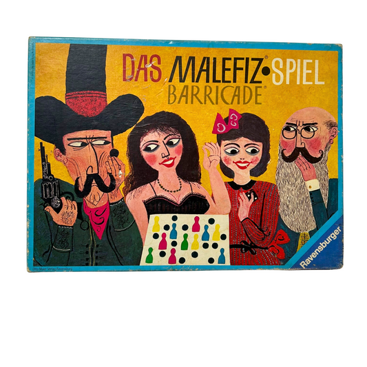 Das Malefiz Spiel Barricade Brettspiel 1971 Ravensburger Spiel - Vollständig - Ansicht 1