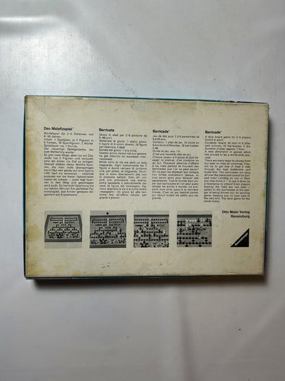 Das Malefiz Spiel Barricade Brettspiel 1971 Ravensburger Spiel - Vollständig - Ansicht 9