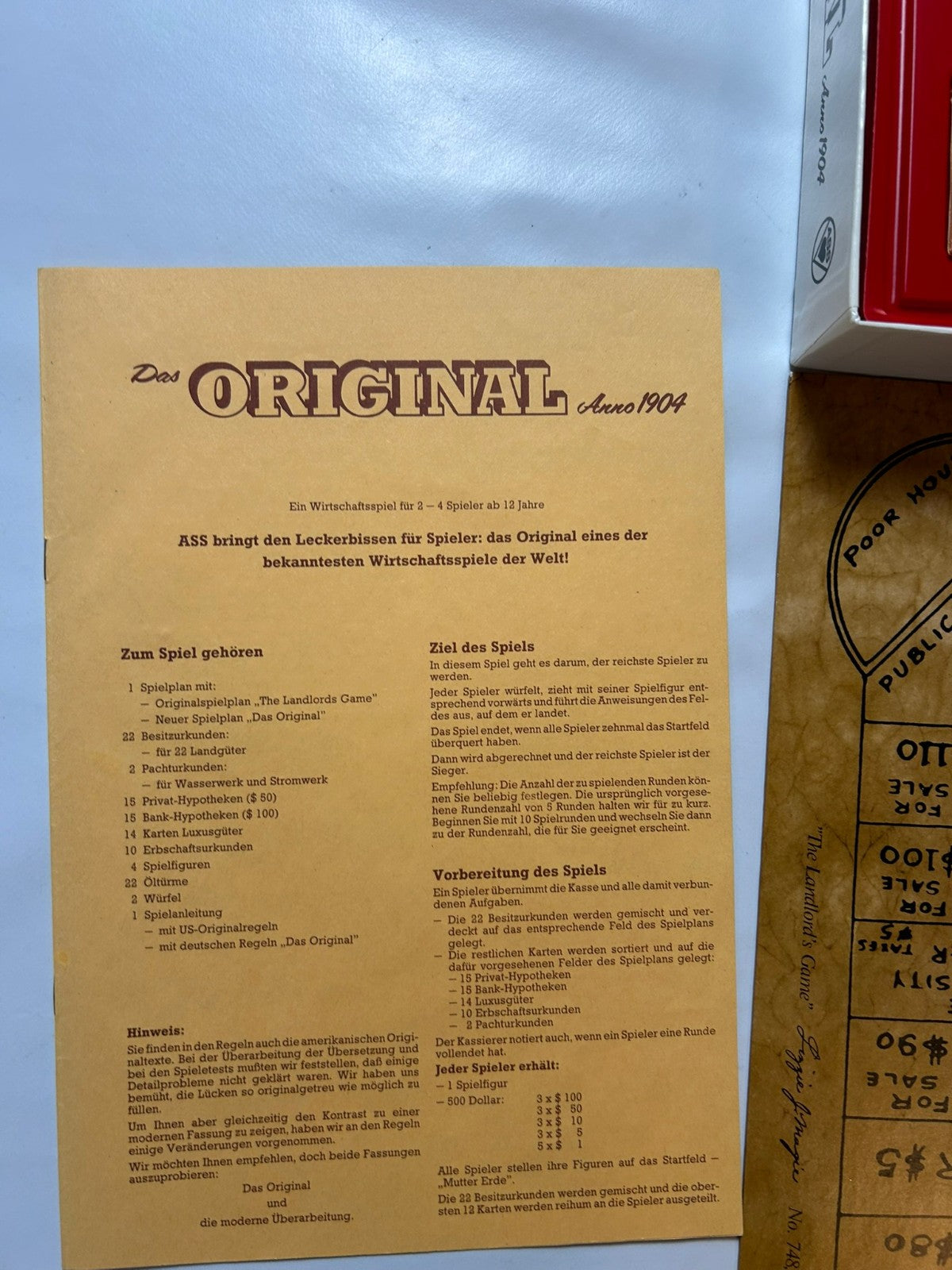 Das Original Anno 1904 Brettspiel ASS  Vollständig - Ansicht 8