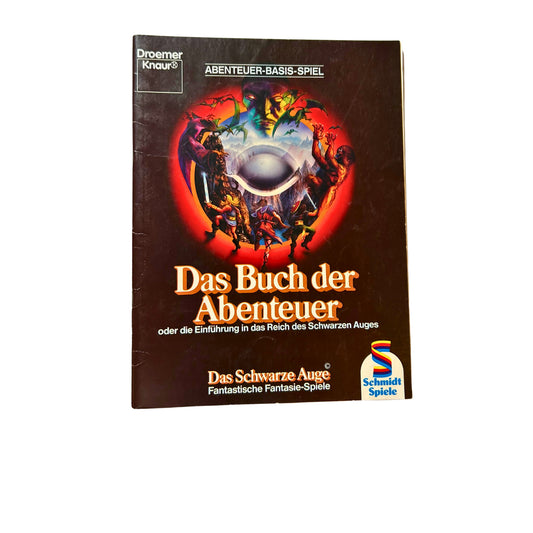 Das Schwarze Auge , Das Buch der Abenteuer, Droemer Verlag – SKU A7509 – Rollenspiel-Buch gebraucht kaufen bei Brettspielimperium