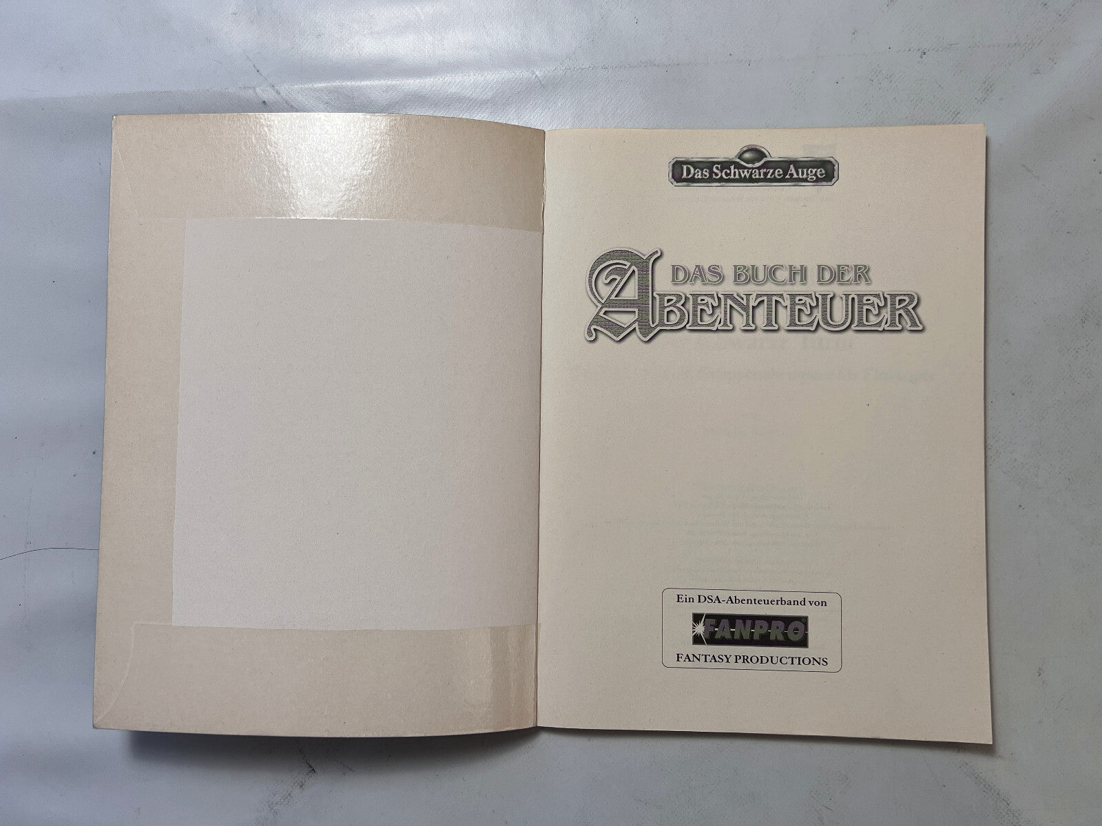 Das Schwarze Auge Das Buch der Abenteuer Ein Solo und ein Gruppenabenteuer - Hef - Ansicht 3