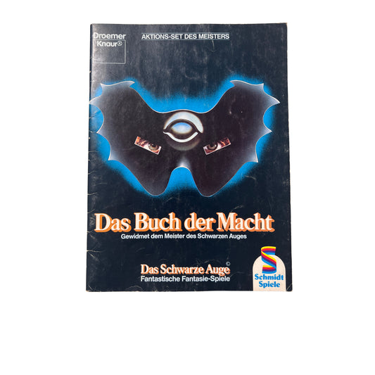 Das Schwarze Auge - Das Buch der Macht (DSA) Rollenspiel Abenteuer Heft – SKU A13398 – Rollenspiel-Buch gebraucht kaufen bei Brettspielimperium