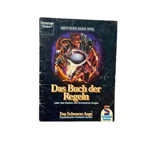 Das Schwarze Auge , Das Buch der Regeln, Droemer Verlag , SC , 1984 , – SKU A6174 – Rollenspiel-Buch gebraucht kaufen bei Brettspielimperium