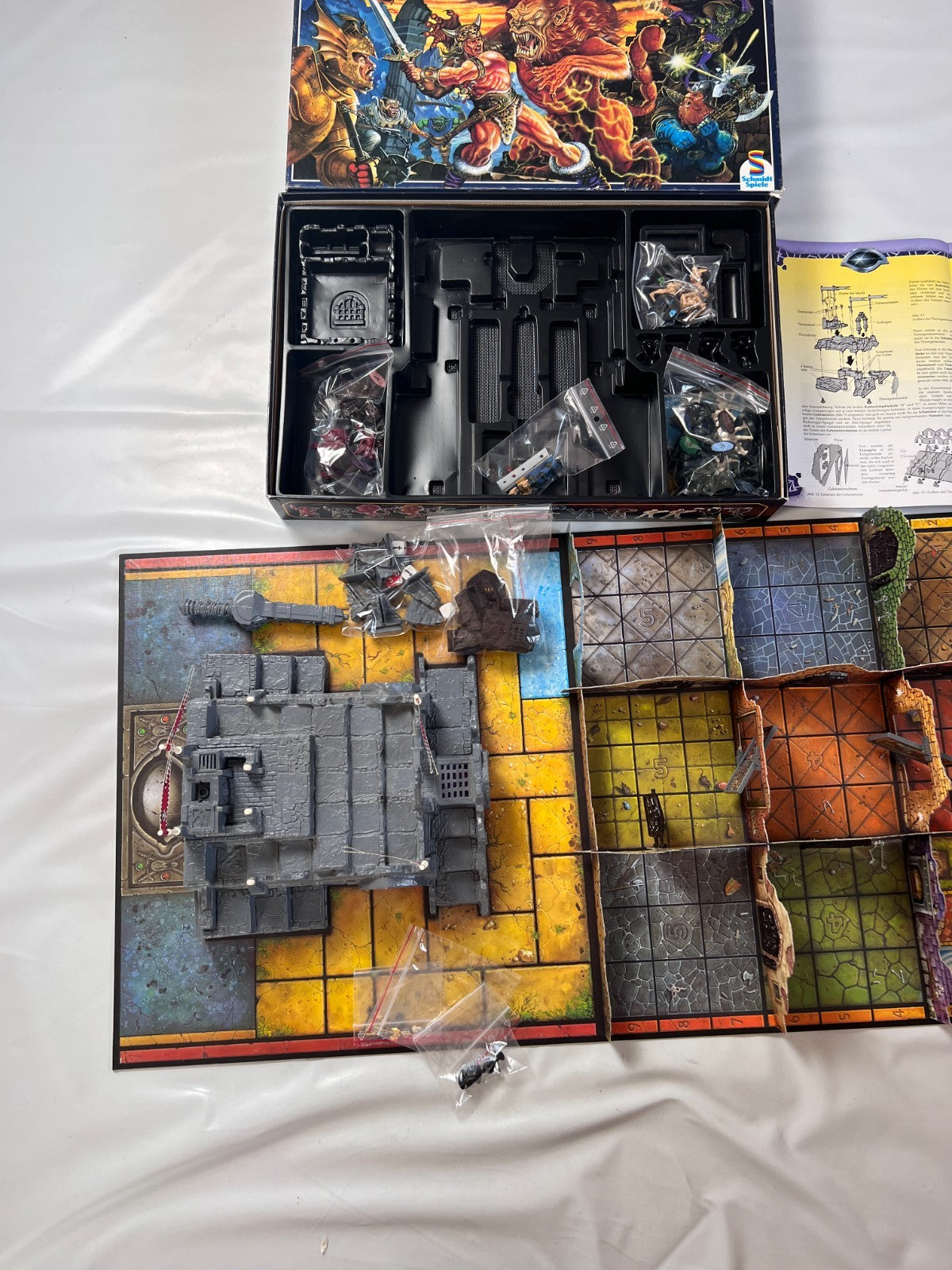 Das Schwarze Auge  Die Burg des Schreckens  Schmidt Spiele 1991  Vollständig - Ansicht 2