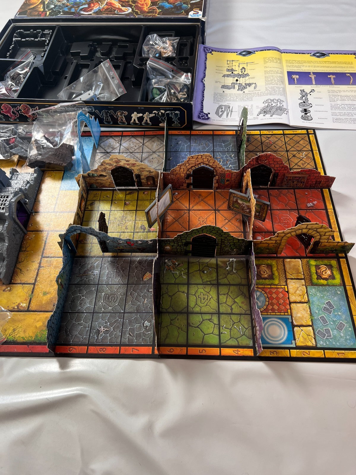 Das Schwarze Auge  Die Burg des Schreckens  Schmidt Spiele 1991  Vollständig - Ansicht 4