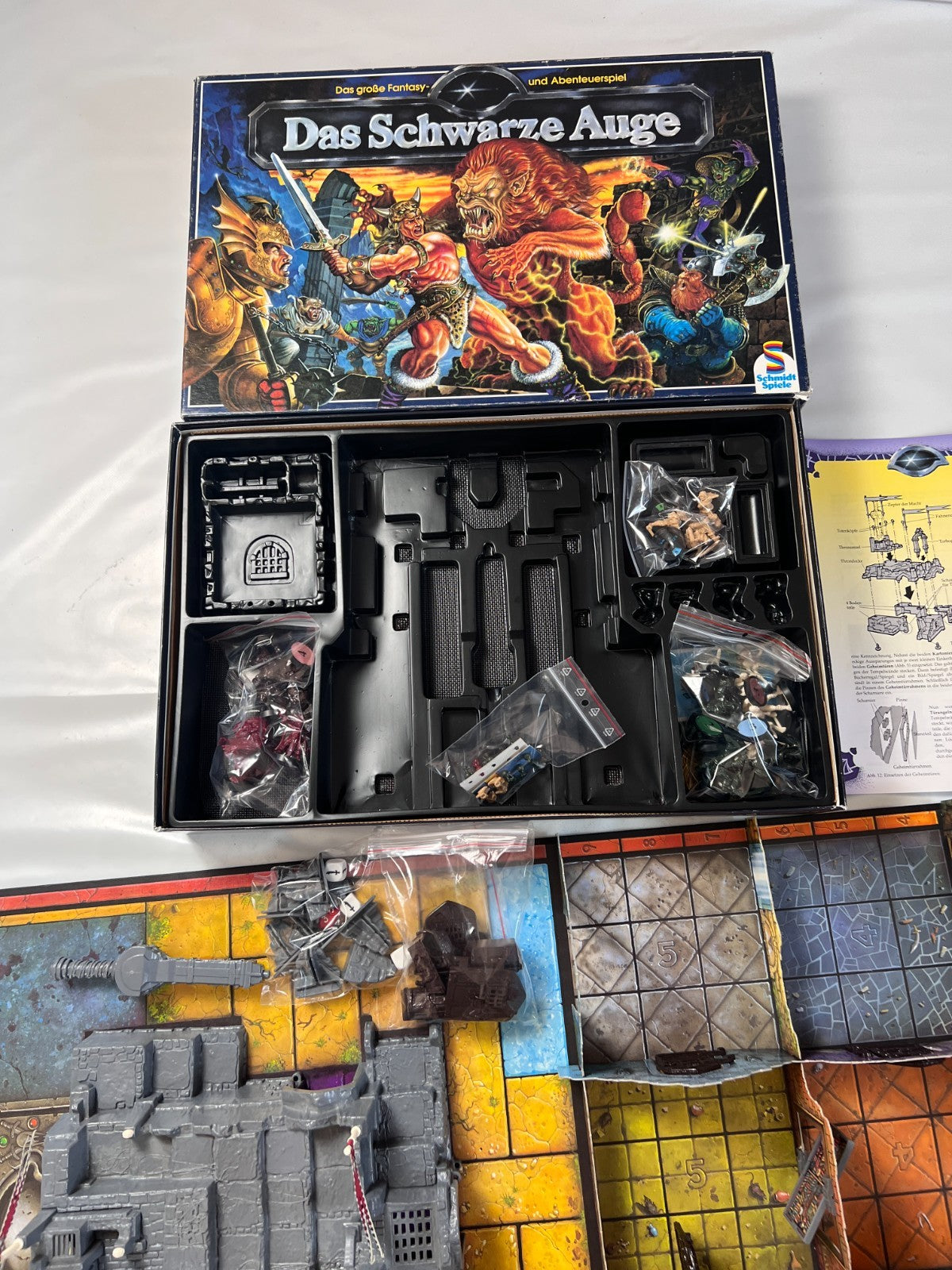 Das Schwarze Auge  Die Burg des Schreckens  Schmidt Spiele 1991  Vollständig - Ansicht 5