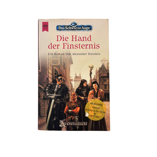 Das Schwarze Auge - Die Hand der Finsternis Roman – SKU A10945 – Rollenspiel-Buch gebraucht kaufen bei Brettspielimperium