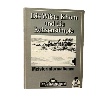 Das Schwarze Auge die Wüste Khom und die Echsensümpfe Meisterinformation – SKU A8711 – Rollenspiel-Buch gebraucht kaufen bei Brettspielimperium