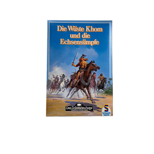 Das Schwarze Auge - Die Wüste Kohm und die Echsensümpfe - Box – SKU A6812 – Rollenspiel-Buch gebraucht kaufen bei Brettspielimperium