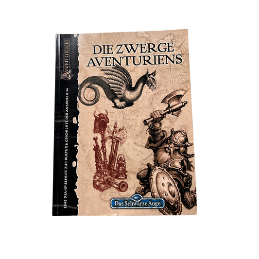Das Schwarze Auge- Die Zwerge Aventuriens - Buch – SKU A13573 – Rollenspiel-Buch gebraucht kaufen bei Brettspielimperium