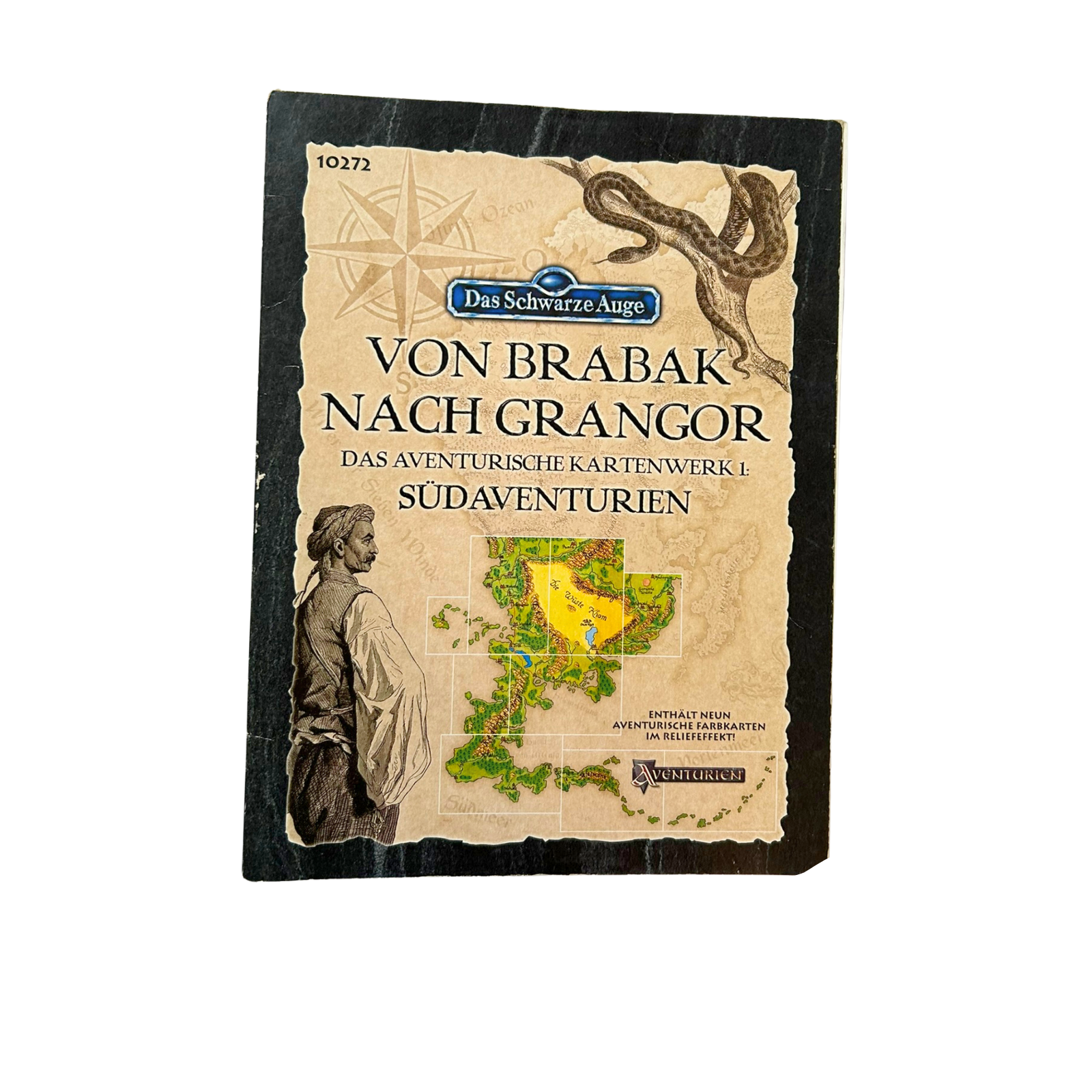 DAS SCHWARZE AUGE DSA KARTENWERK 1 VON BRABAK NACH GRANGOR - Vollständig - Ansicht 1