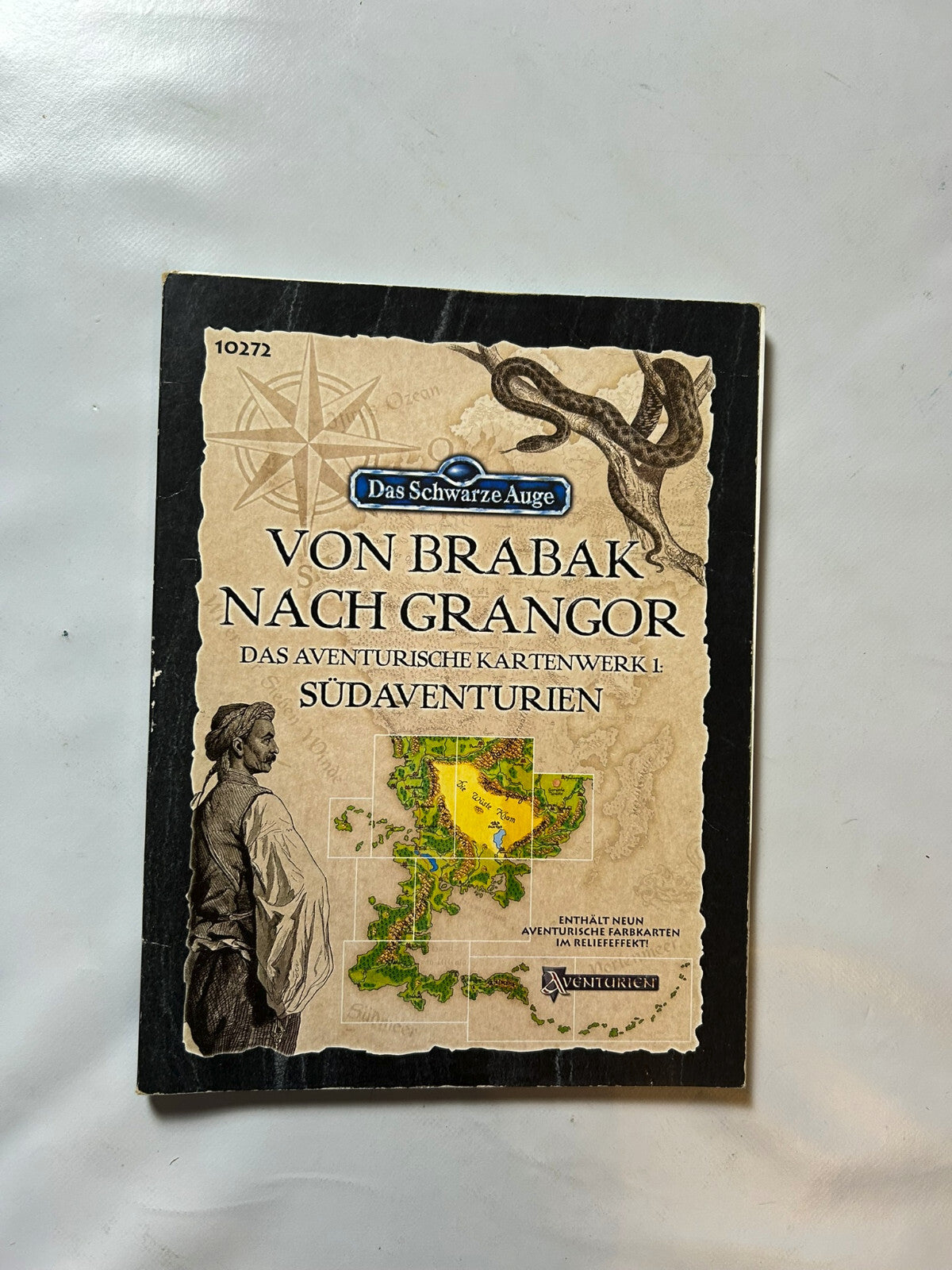 DAS SCHWARZE AUGE DSA KARTENWERK 1 VON BRABAK NACH GRANGOR - Vollständig - Ansicht 2