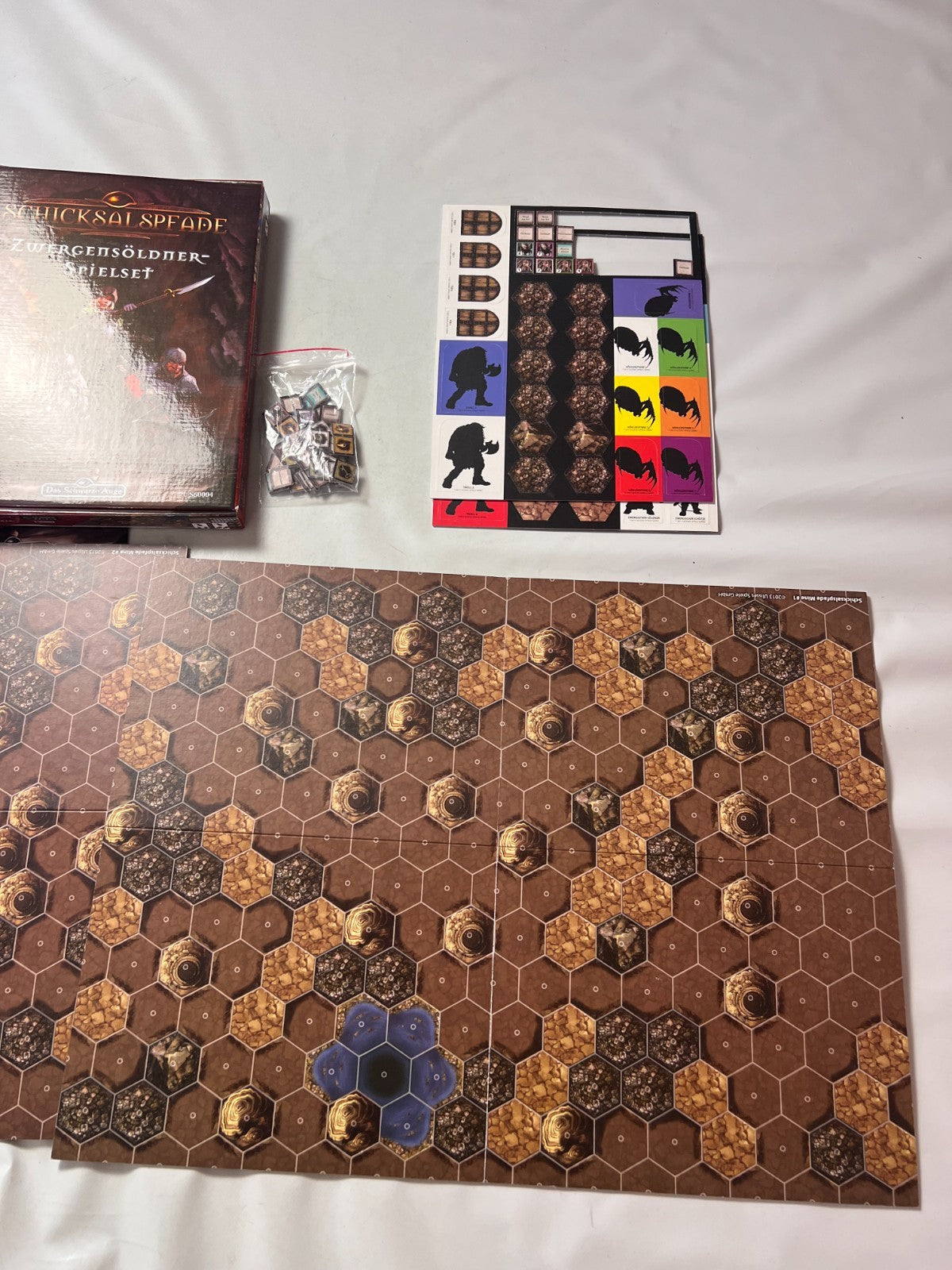 DAS SCHWARZE AUGE DSA SCHICKSALSPFADE  ZWERGENSÖLDNERSPIELSET  Unbespielt - Ansicht 4