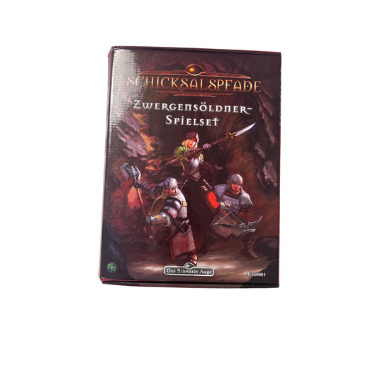 DAS SCHWARZE AUGE DSA SCHICKSALSPFADE - ZWERGENSÖLDNER-SPIELSET - Unbespielt – SKU A13395 – Rollenspiel-Buch gebraucht kaufen bei Brettspielimperium